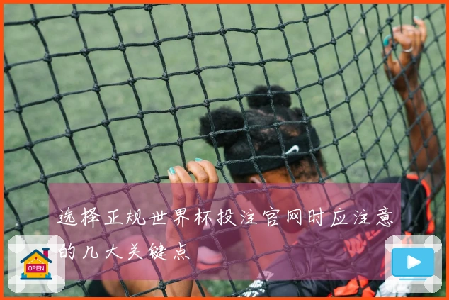 选择正规世界杯投注官网时应注意的几大关键点